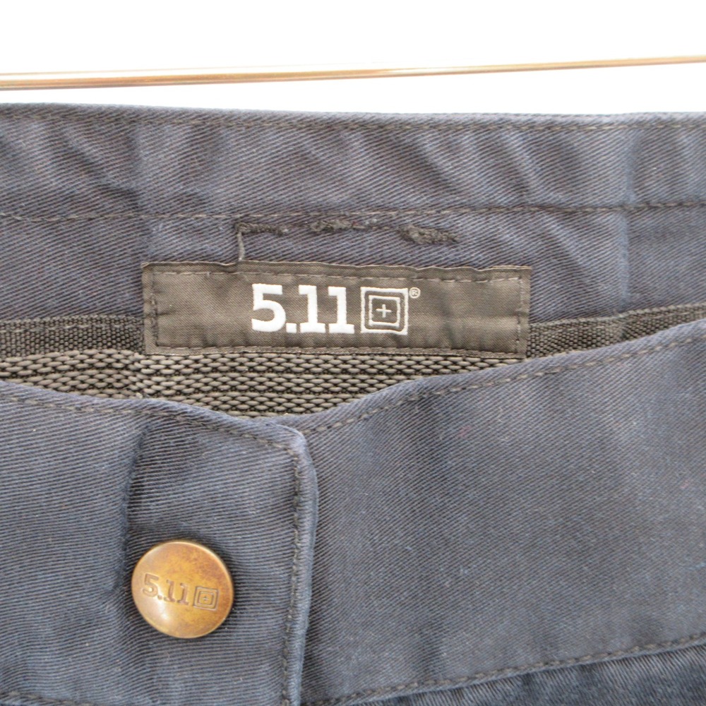 5.11 Tactical Womens Cargo Pants Navy Blue Cotton Canvas Utility Workwear Sz 10 - Picture 4 of 9